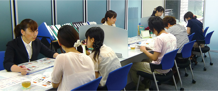 住まいの相談の様子