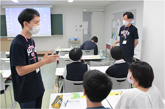 現代英語学科の模擬講義の様子