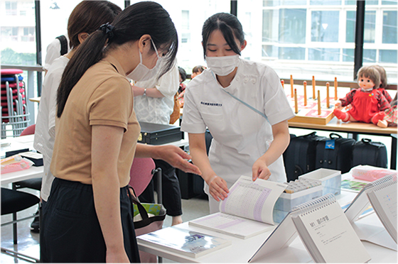 言語聴覚学科の模擬講義の様子