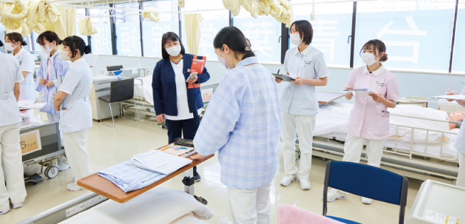 教員による実習サポートで初めての実習も安心